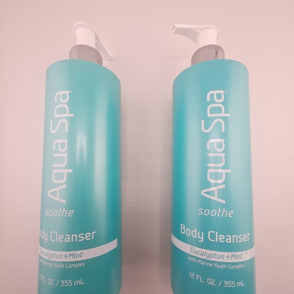 Aqua Spa Eucalyptus + mint body cleanser 12 fl.oz / 355ml ( 2pcs) Bulk